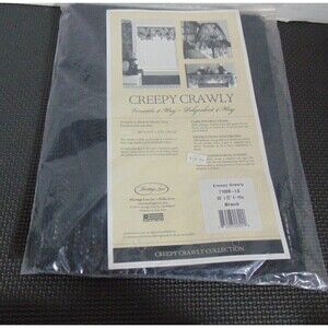 NEW Creepy Crawly Halloween 4 way -window or doorway use Black